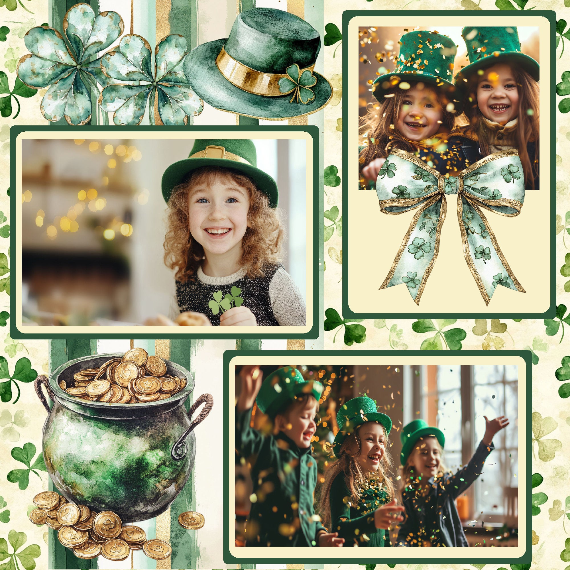 Lucky Days 12 x 12 Scrapbook Paper & Embellishment Kit by SSC Designs