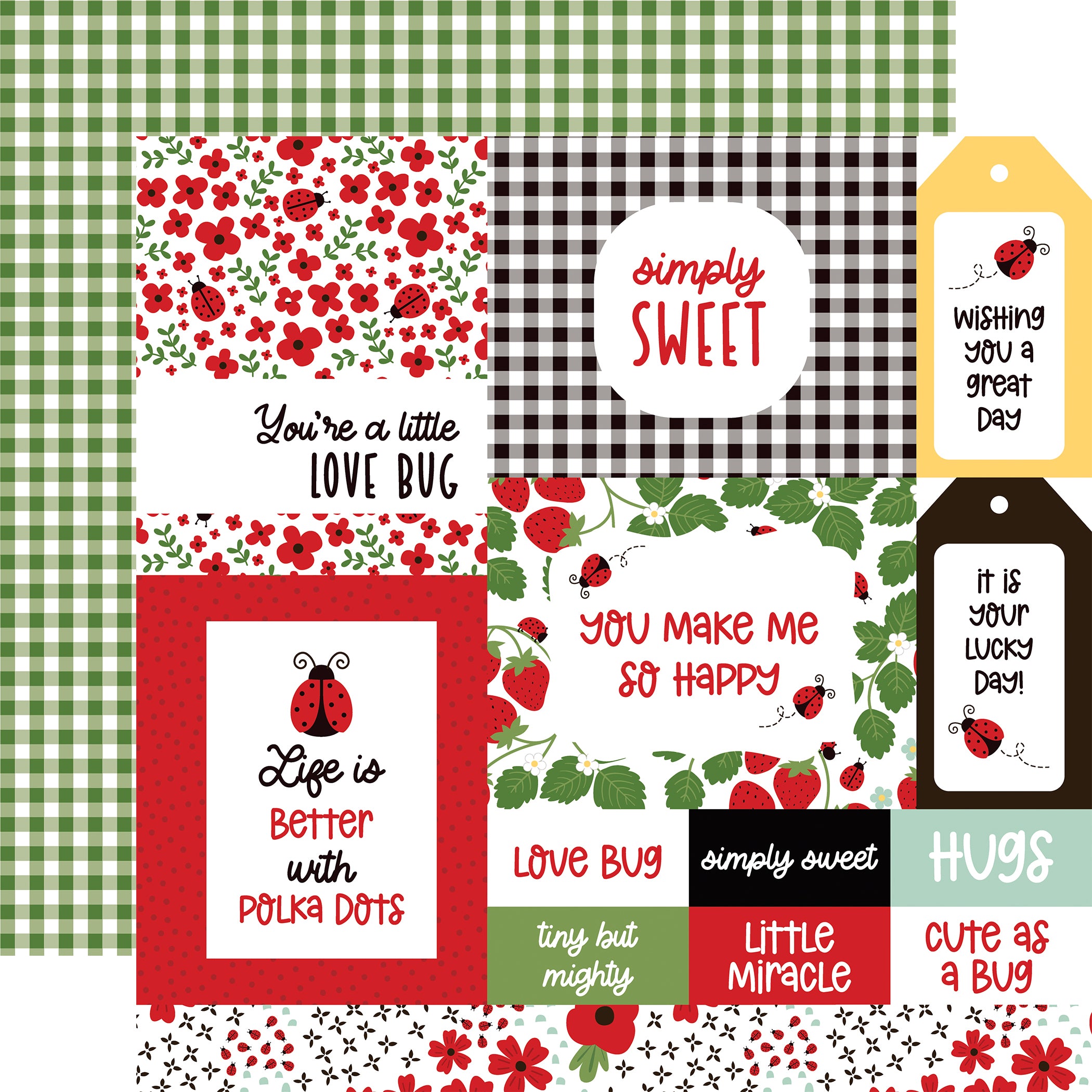 Little Ladybug Collection 12 x 12 Scrapbook Collection Kit by Echo Park Paper
