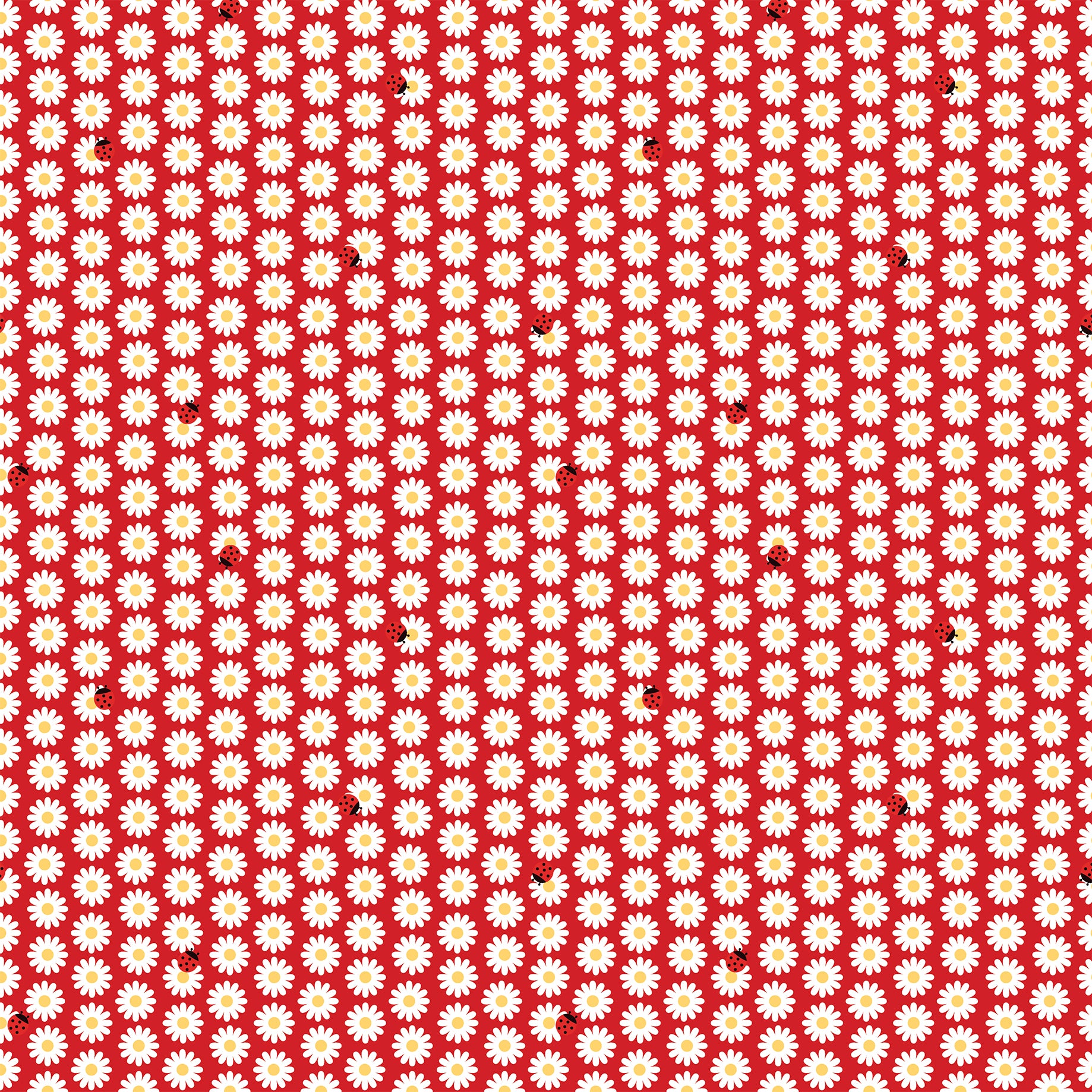Little Ladybug Collection Delightful Daisies 12 x 12 Double-Sided Scrapbook Paper by Echo Park Paper