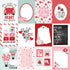 Love Notes Collection 3x4 Journaling Cards 12 x 12 Double-Sided Scrapbook Paper by Echo Park Paper