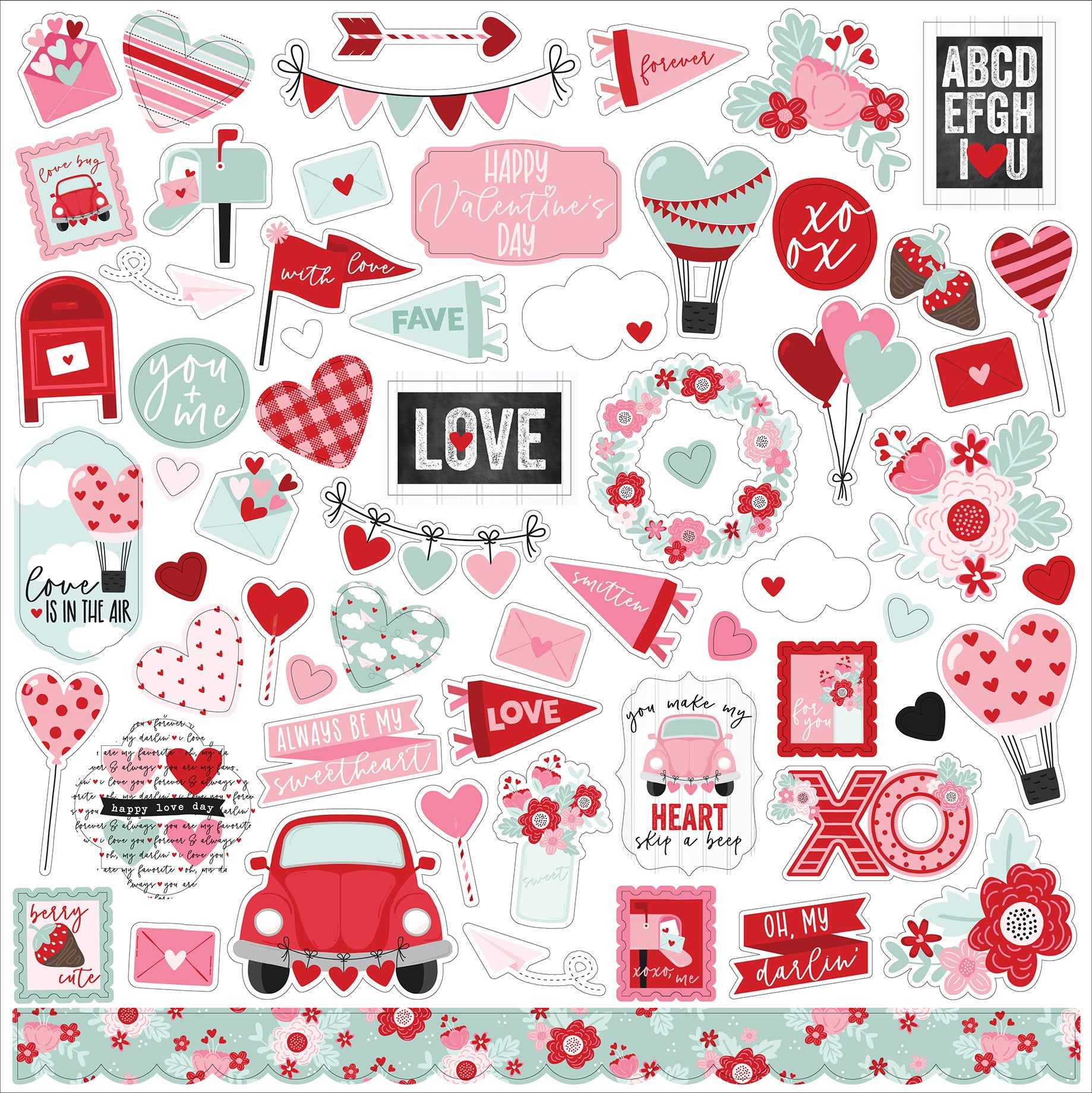 Love Notes Collection 12 x 12 Scrapbook Collection Kit by Echo Park Paper