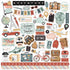 Let's Take the Trip Collection 12x12 Scrapbook Sticker Sheet by Echo Park Paper