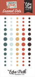 Let's Take The Trip Collection 3x6 Self-Adhesive Enamel Dots Scrapbook Embellishments by Echo Park Paper
