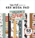 Let's Take The Trip Collection 6x6 Cardmakers Mega Pad by Echo Park Paper - 48 Double-Sided Papers