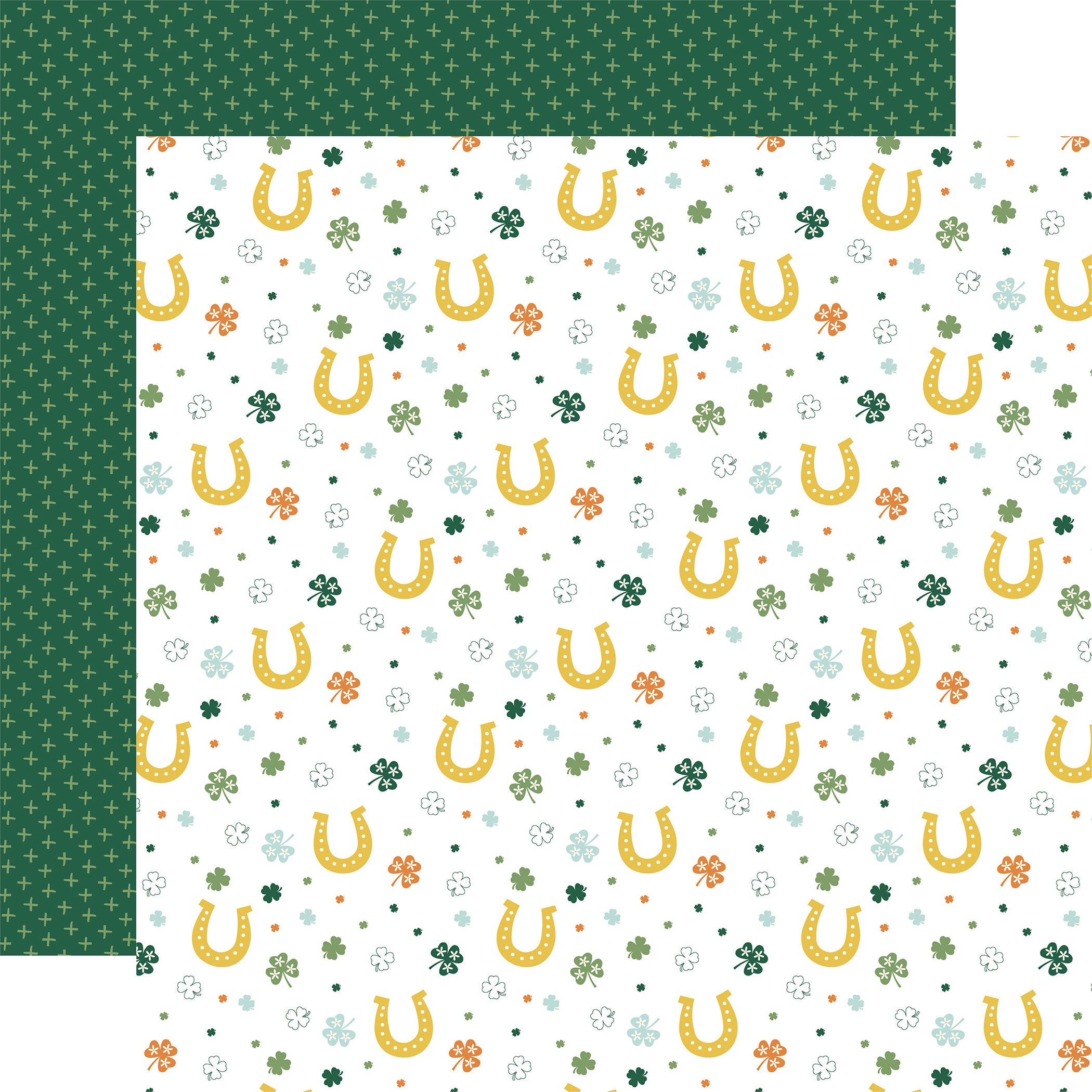 Lucky Charm Collection Lucky Charms 12 x 12 Double-Sided Scrapbook Paper by Echo Park Paper
