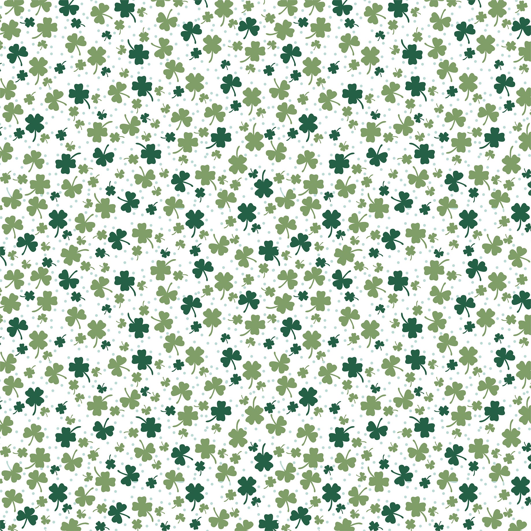 Lucky Charm Collection Shamrocks 12 x 12 Double-Sided Scrapbook Paper by Echo Park Paper