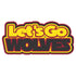 Let's Go Wolves Title 3.25 x 7 Laser Cut Scrapbook Embellishment by SSC Laser Designs