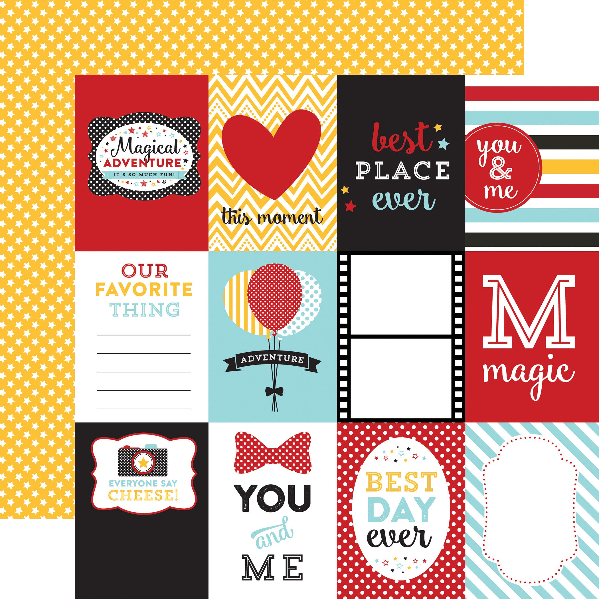 Magical Adventure Scrapbook Paper & Sticker Collection Kit by Echo Park Paper - 13 Pieces
