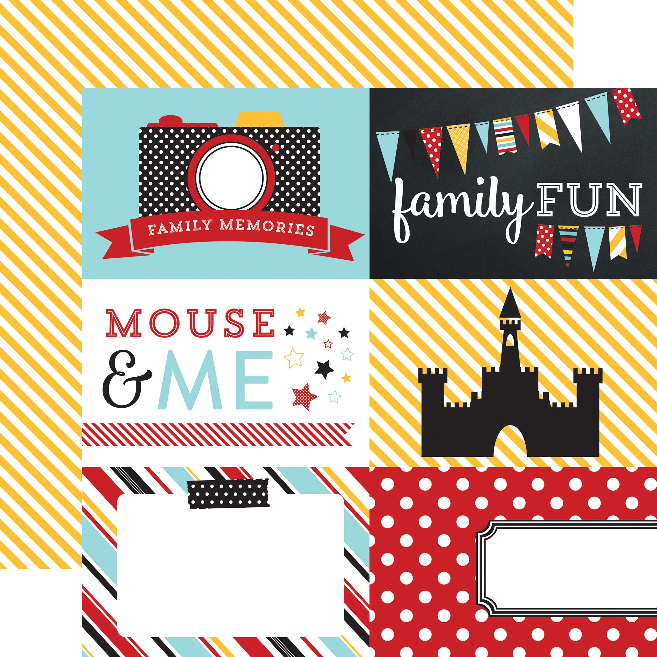 Magical Adventure Scrapbook Paper & Sticker Collection Kit by Echo Park Paper - 13 Pieces