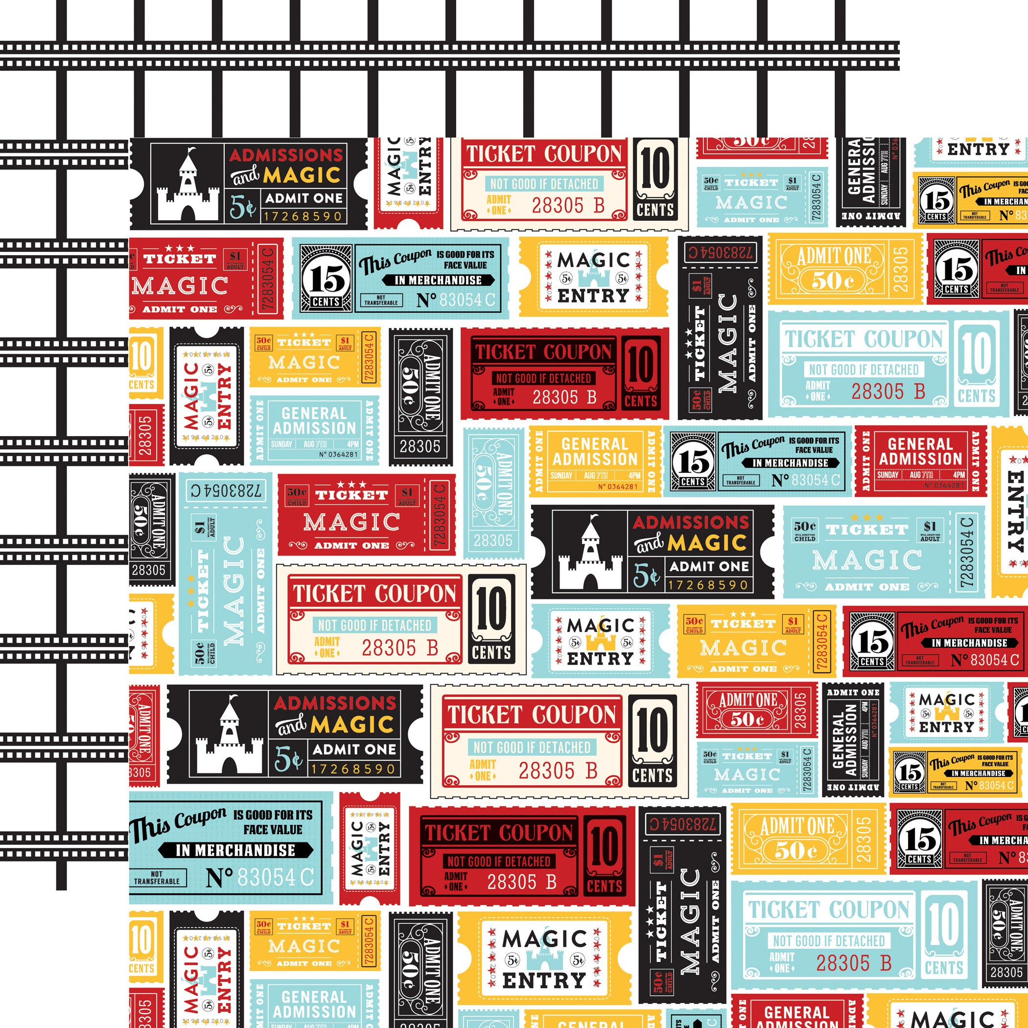 Magical Adventure Scrapbook Paper & Sticker Collection Kit by Echo Park Paper - 13 Pieces