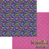 Mardi Gras Party Collection Mardi Gras 12 x 12 Double-Sided Scrapbook Paper by SSC Designs