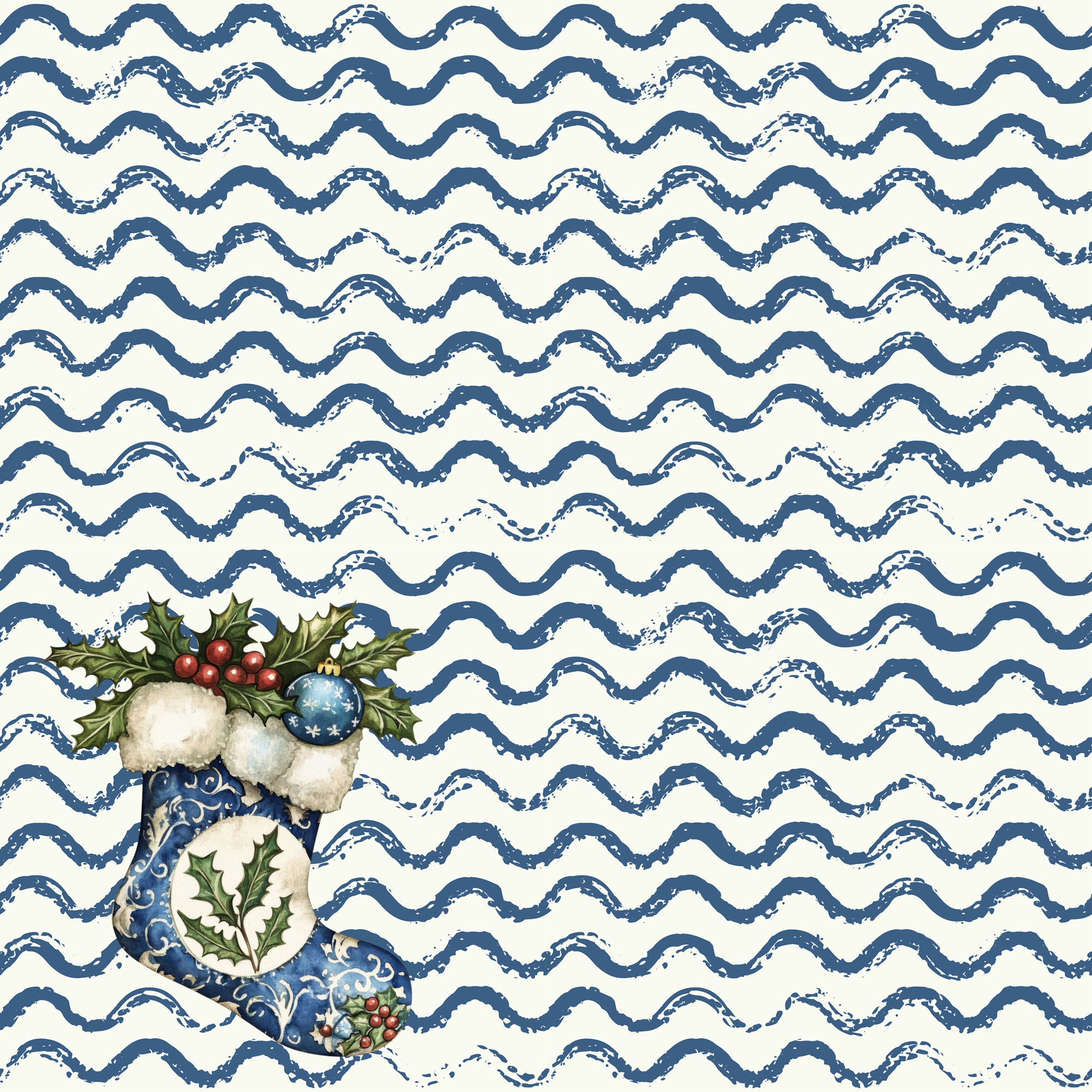 Merry Cruisemas Collection Celebrations 12 x 12 Double-Sided Scrapbook Paper by SSC Designs
