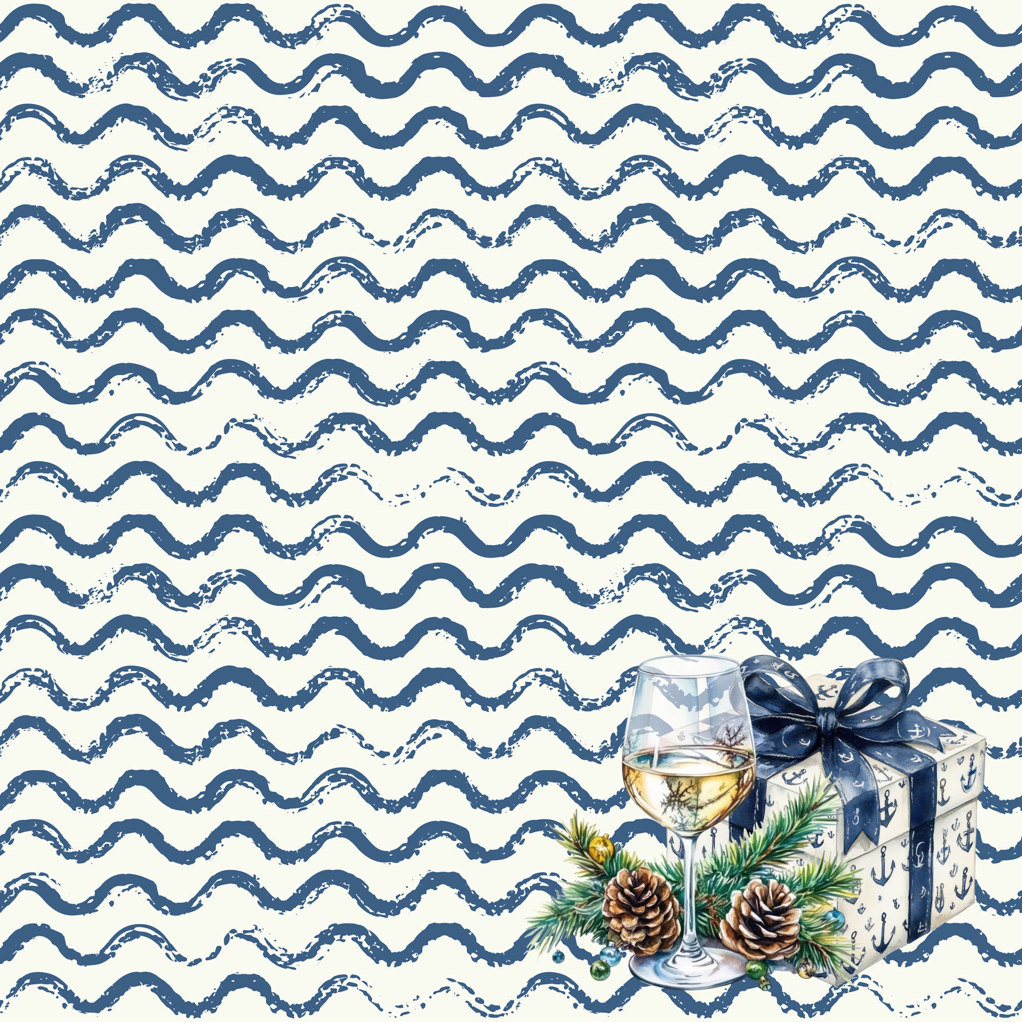 Merry Cruisemas Collection Celebrations 12 x 12 Double-Sided Scrapbook Paper by SSC Designs