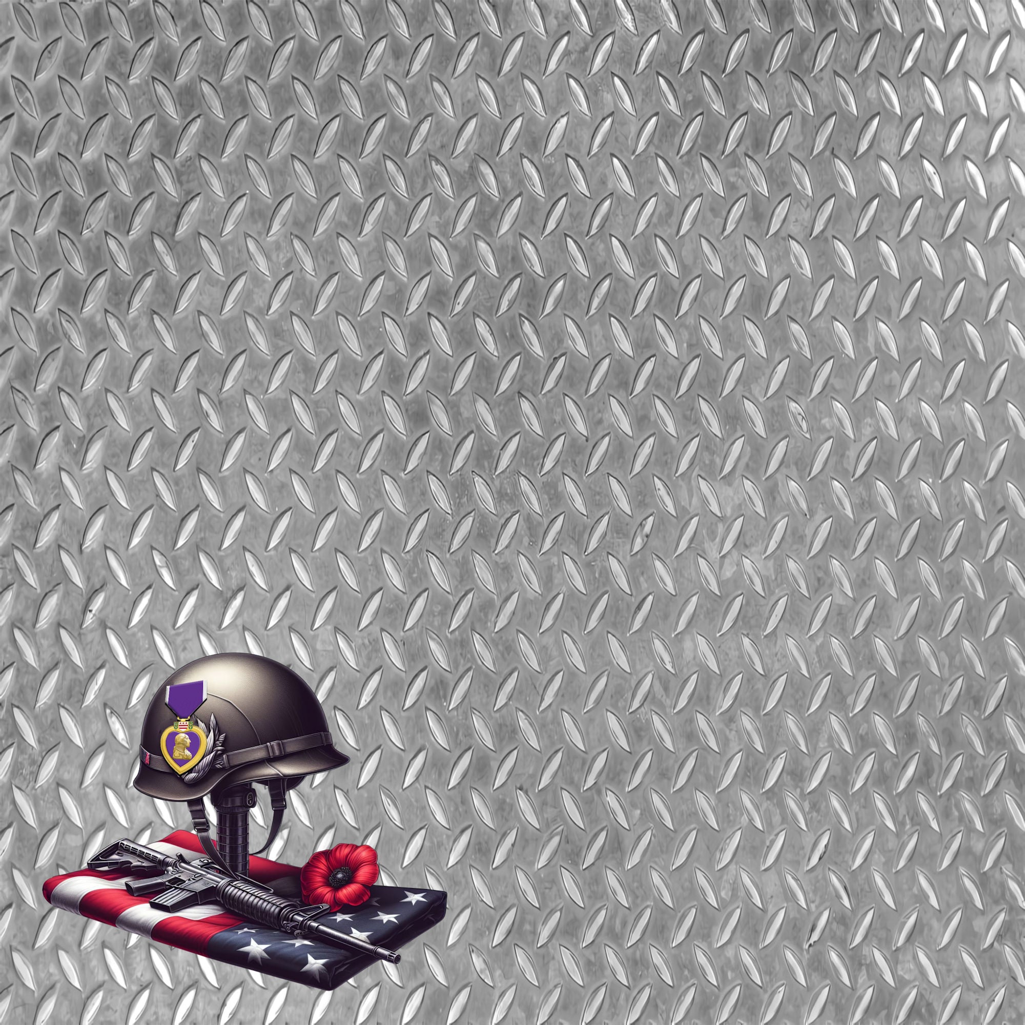 Memorial Day Collection Memorial Day 12 x 12 Double-Sided Scrapbook Paper by SSC Designs