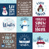 My Favorite Winter Collection 4x4 Journaling Cards 12 x 12 Double-Sided Scrapbook Paper by Echo Park Paper