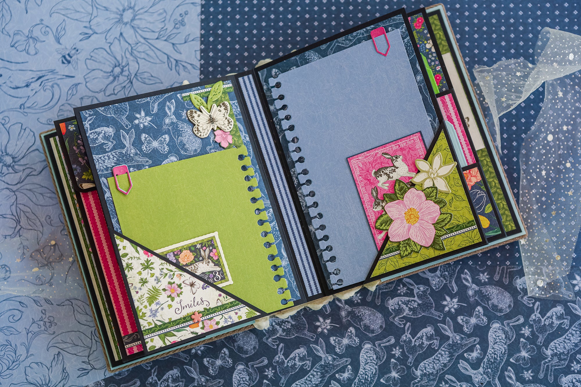 Spring Is In The Air Patterns & Solids 12 x 12 Coordinating Scrapbook Collection Pack by Graphic 45