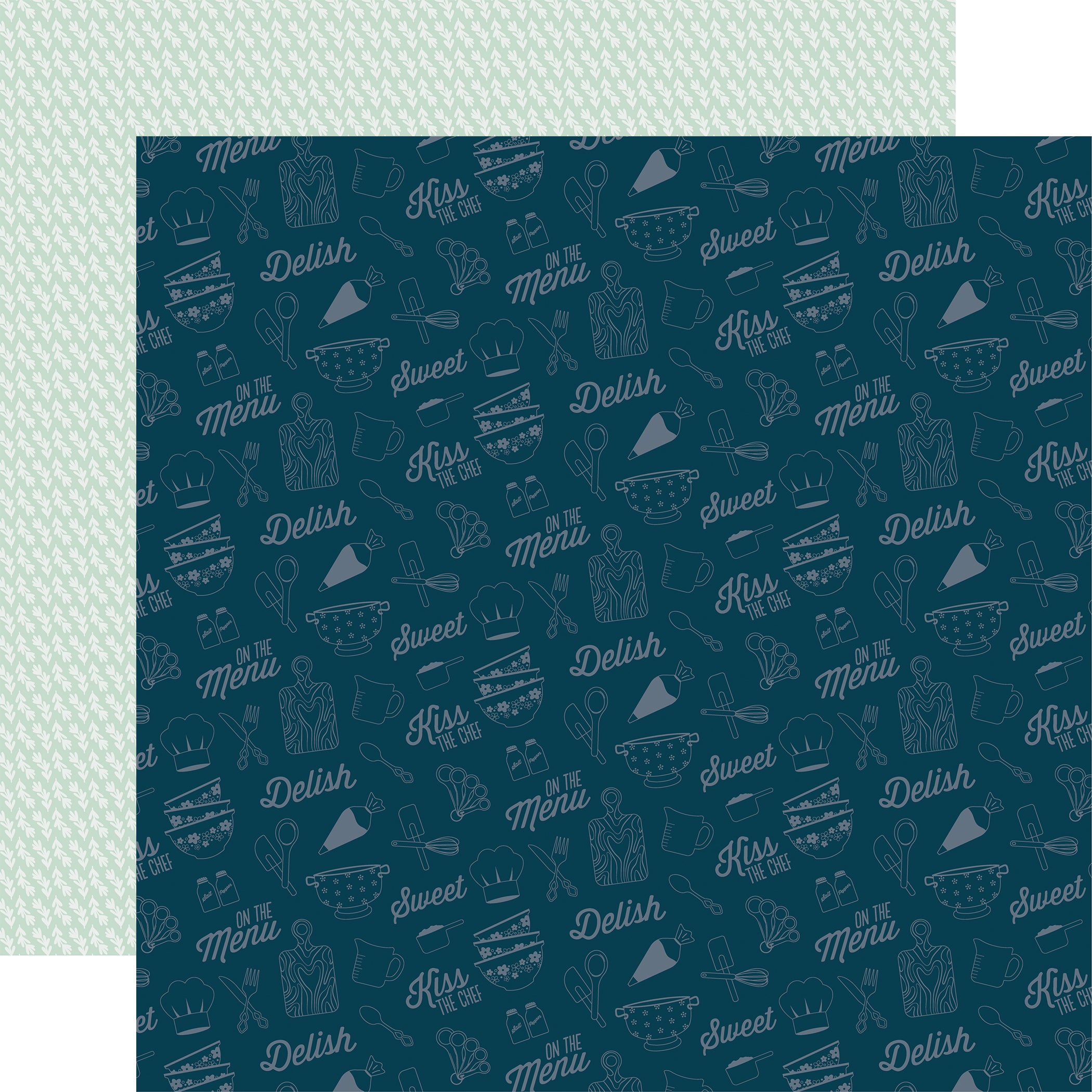 Mom's Kitchen Collection 12 x 12 Double-Sided Scrapbook Collection Kit by Echo Park Paper - 13 Pieces