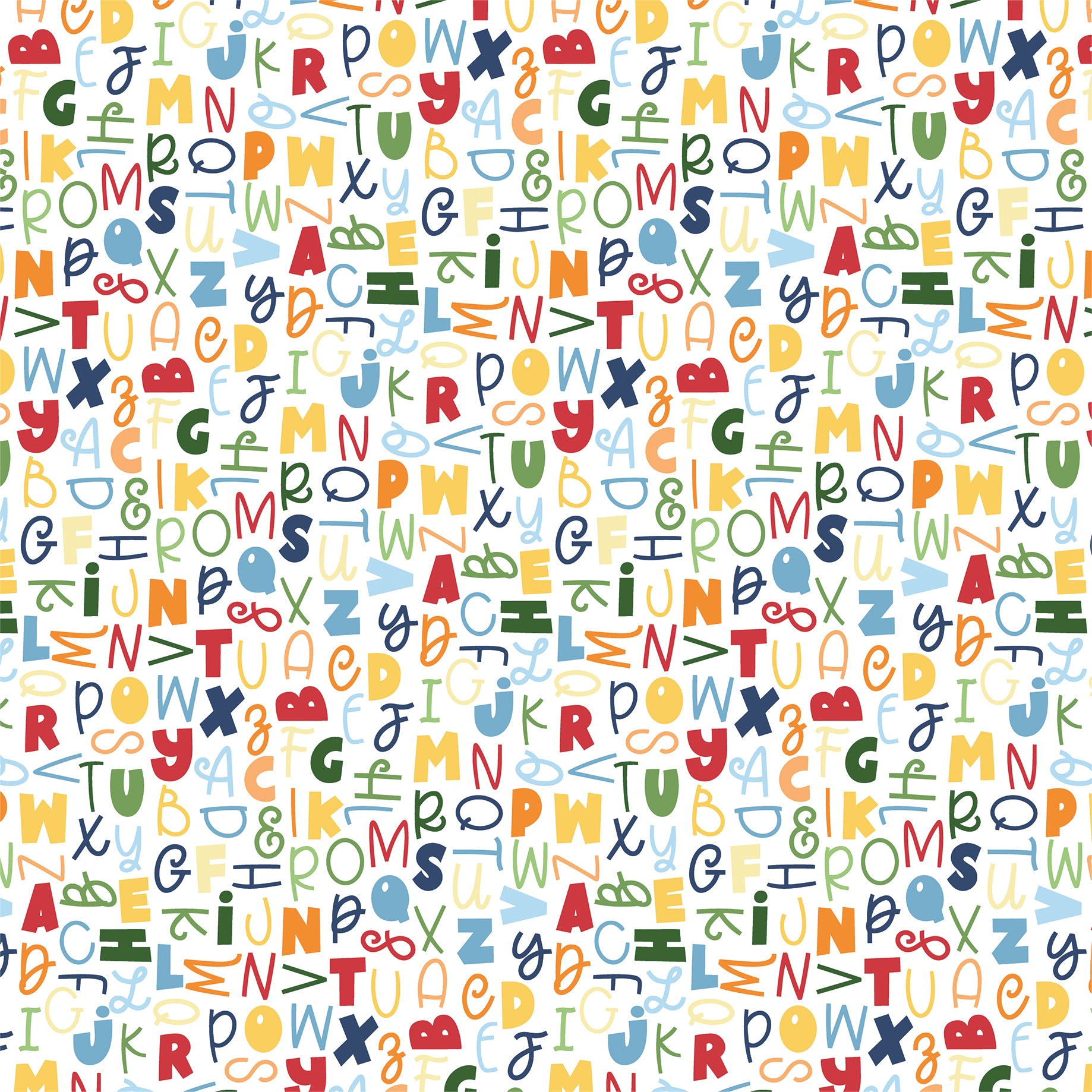 My Little Boy Collection Learning Letters 12 x 12 Double-Sided Scrapbook Paper by Echo Park Paper