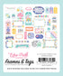 My Little Girl Collection Scrapbook Frames & Tags by Echo Park Paper