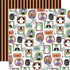Monster Mash Collection Party Monsters 12 x 12 Double-Sided Scrapbook Paper by Echo Park Paper