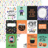 Monster Mash Collection 3x4 Journaling Cards 12 x 12 Double-Sided Scrapbook Paper by Echo Park Paper