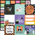 Monster Mash Collection 4x4 Journaling Cards 12 x 12 Double-Sided Scrapbook Paper by Echo Park Paper