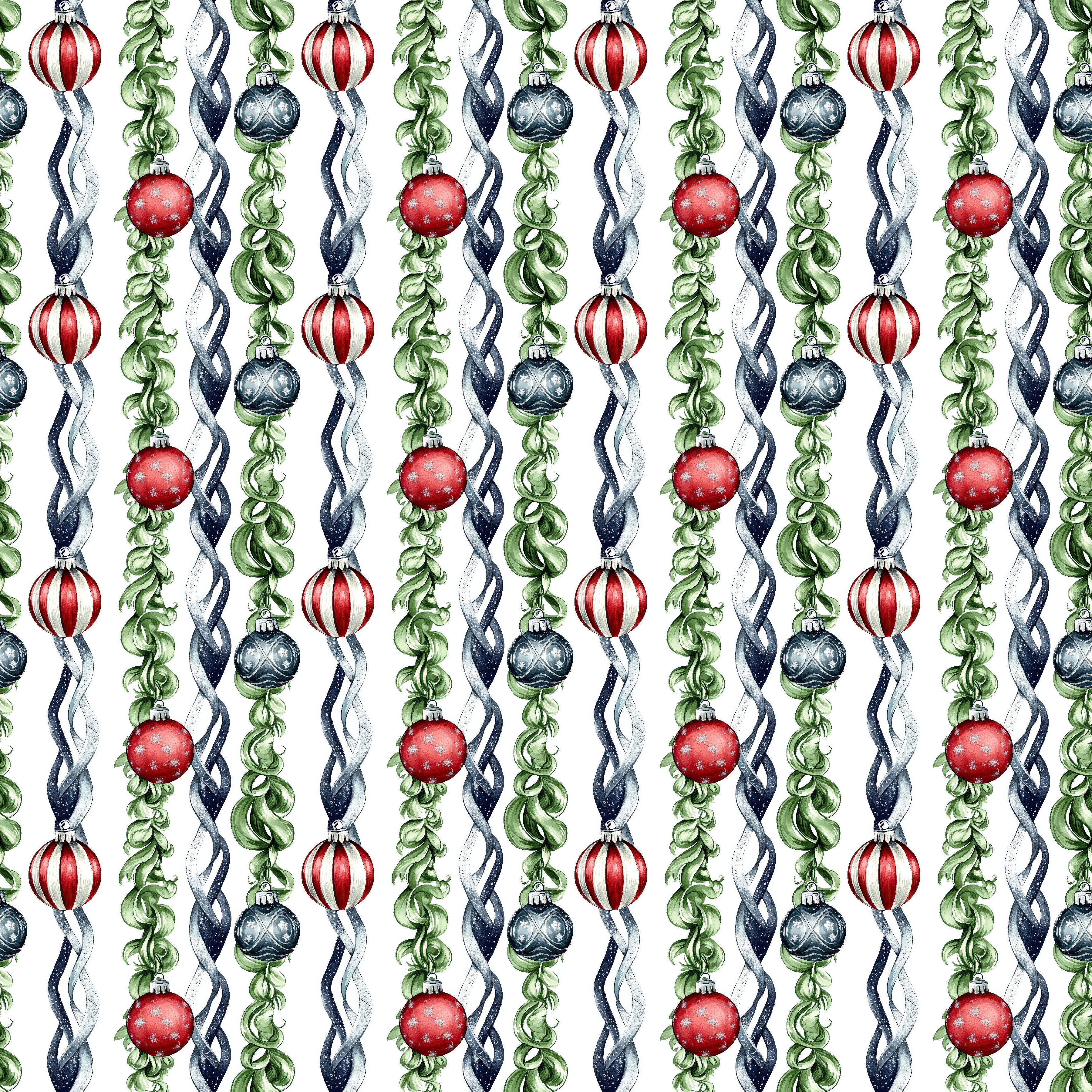 Midnight Mistletoe Collection Under The Mistletoe 12 x 12 Double-Sided Scrapbook Paper by SSC Designs