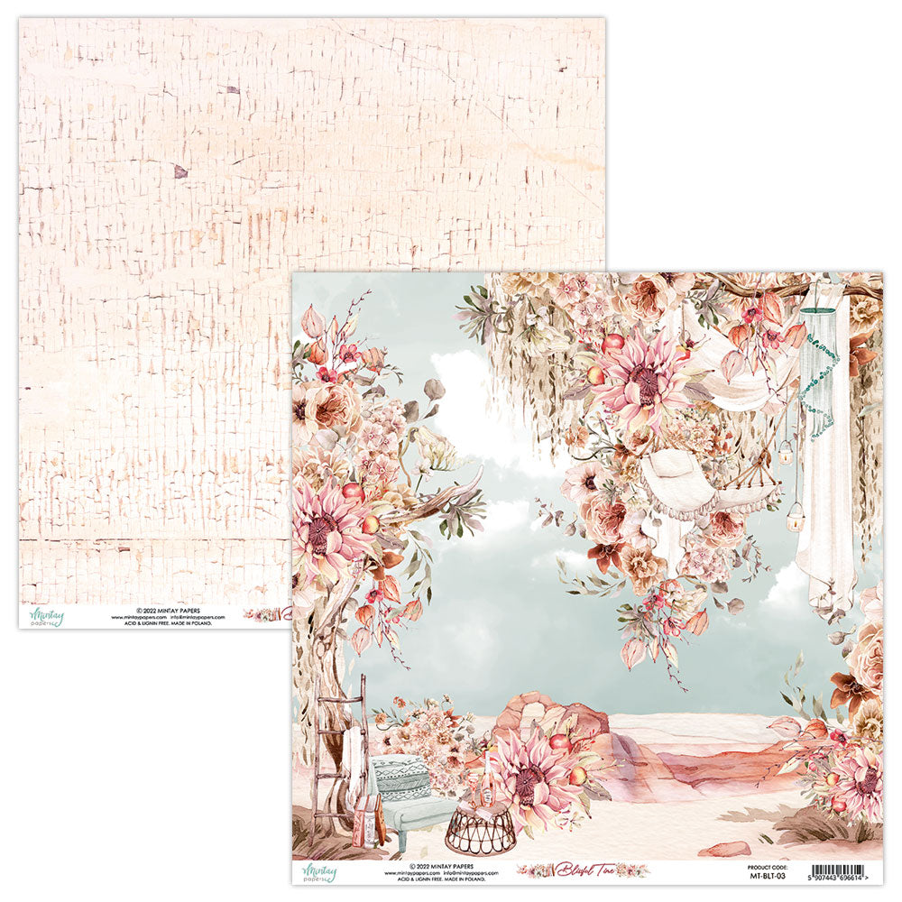 Blissful Time Collection 12 x 12 Scrapbook Collection Kit by Mintay Papers