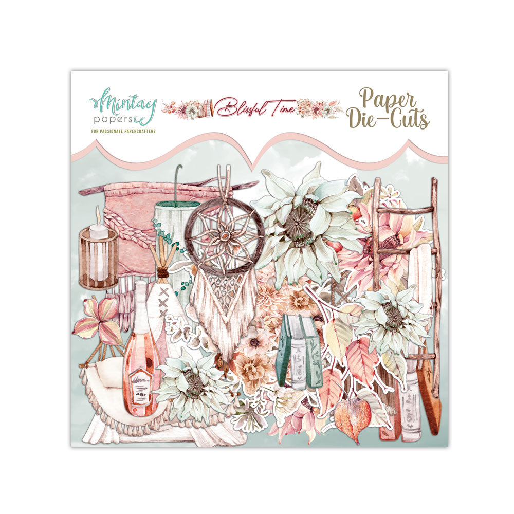Blissful Time Collection Scrapbook Ephemera by Mintay Papers