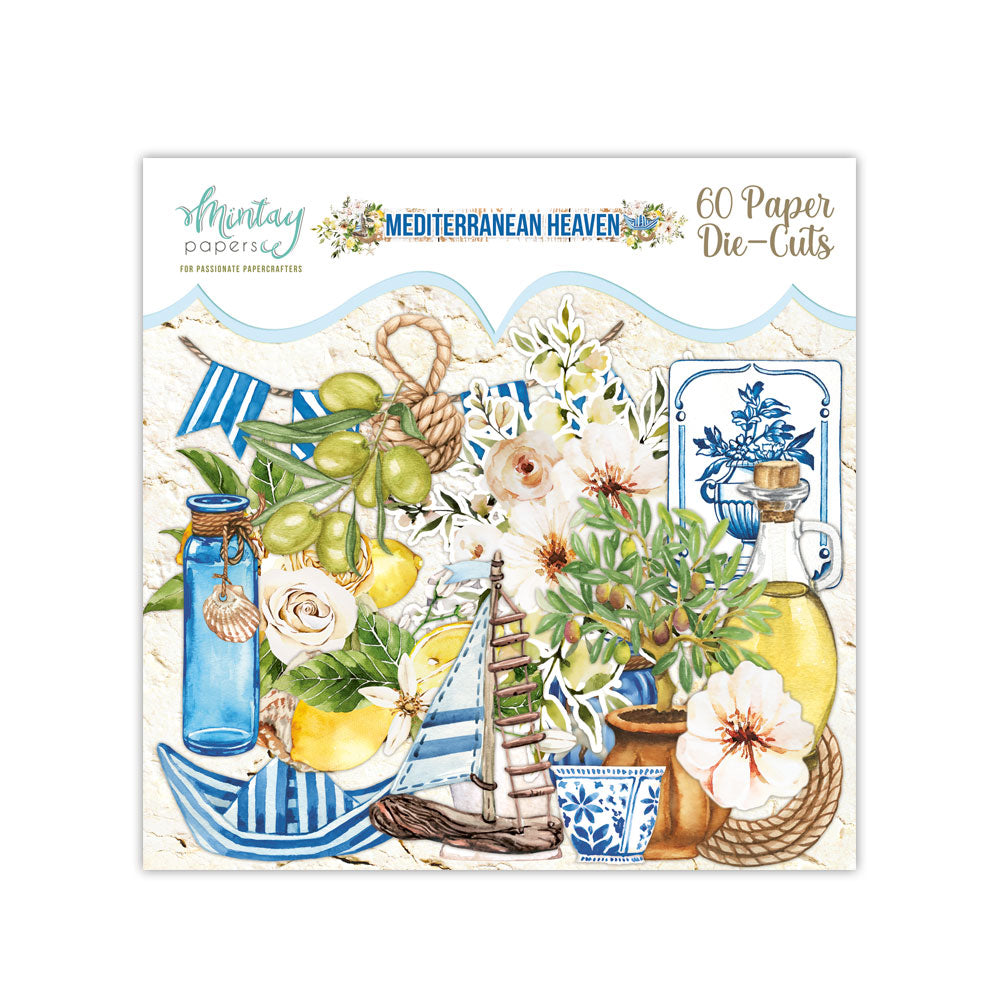 Mediterranean Heaven Collection Scrapbook Ephemera by Mintay Papers