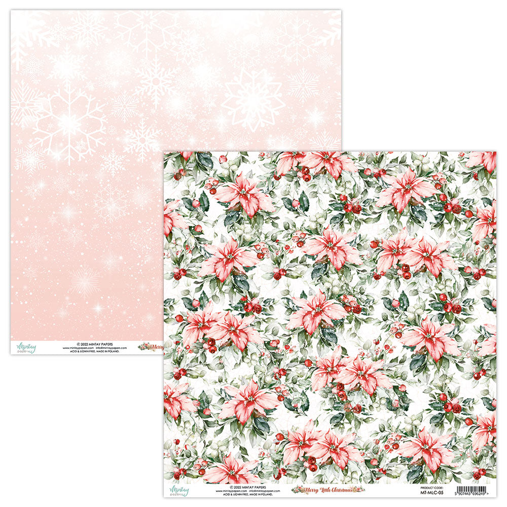 Merry Little Christmas Collection 12 x 12 Scrapbook Collection Kit by Mintay Papers