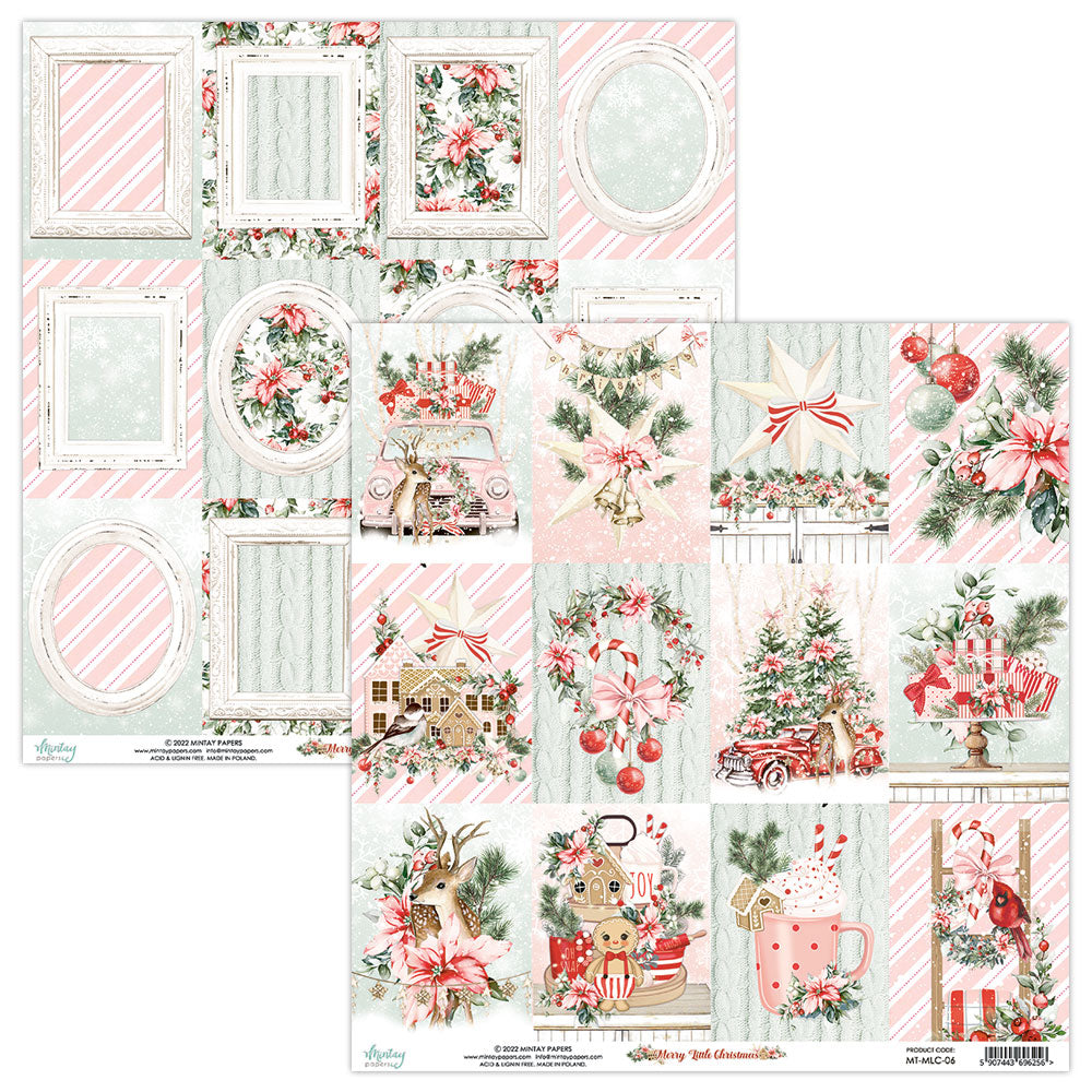 Merry Little Christmas Collection 12 x 12 Scrapbook Collection Kit by Mintay Papers