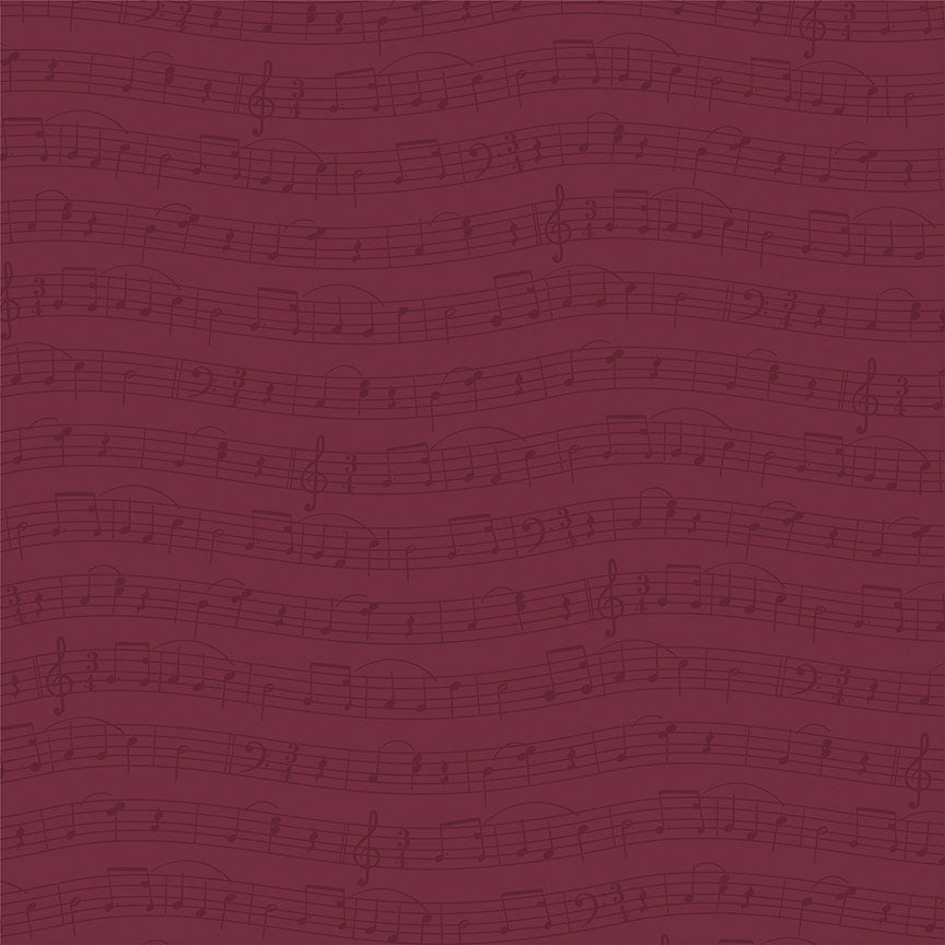 Music Notes Collection Staccato 12 x 12 Double-Sided Scrapbook Paper by Photo Play Paper