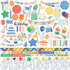 Make a Wish Birthday Boy Collection 12 x 12 Scrapbook Sticker Sheet by Echo Park Paper