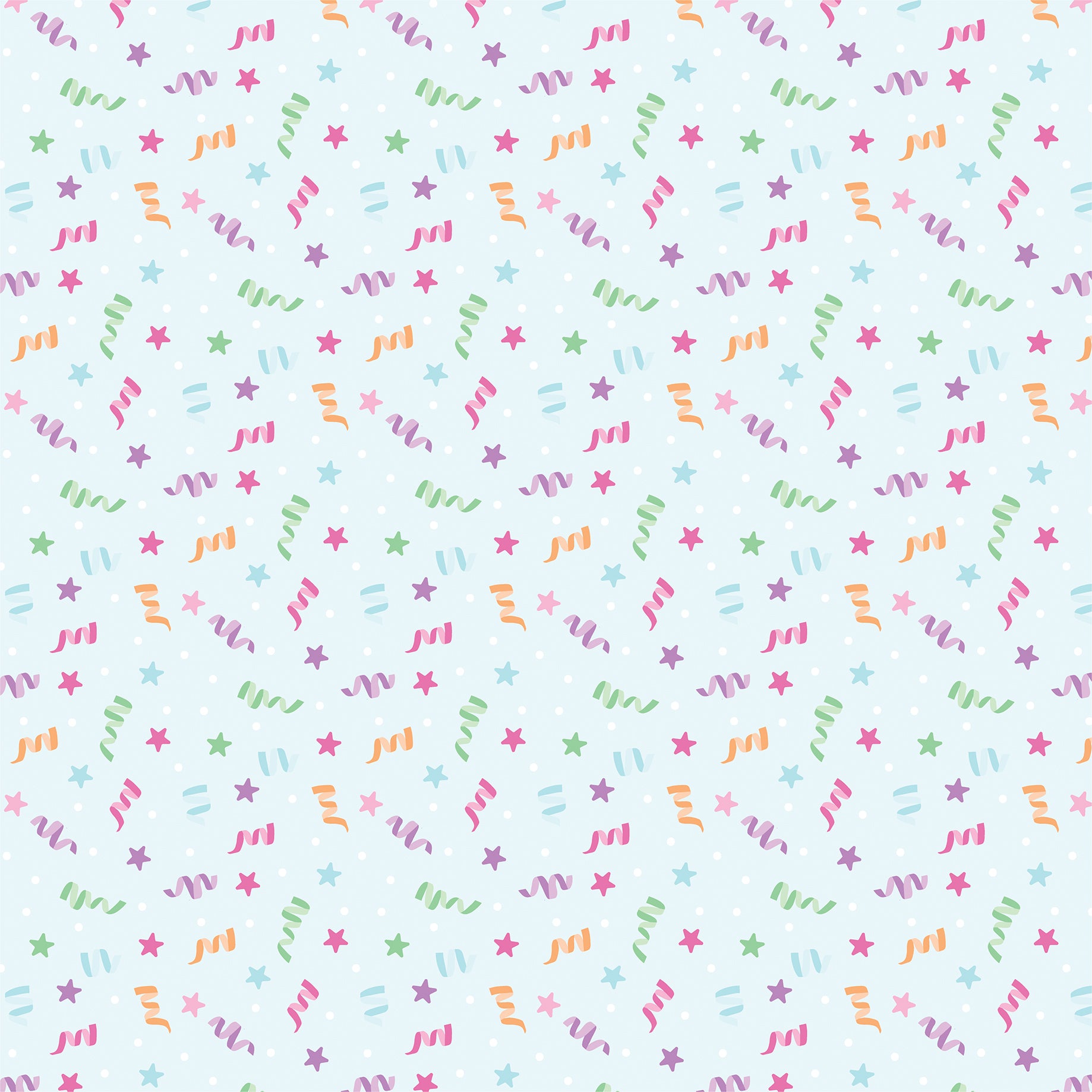 Make a Wish Birthday Girl Collection Celebratory Confetti 12 x 12 Double-Sided Scrapbook Paper by Echo Park Paper