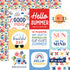 My Favorite Summer 12 x 12 Scrapbook Paper & Sticker Kit by Echo Park Paper - 13 Pieces