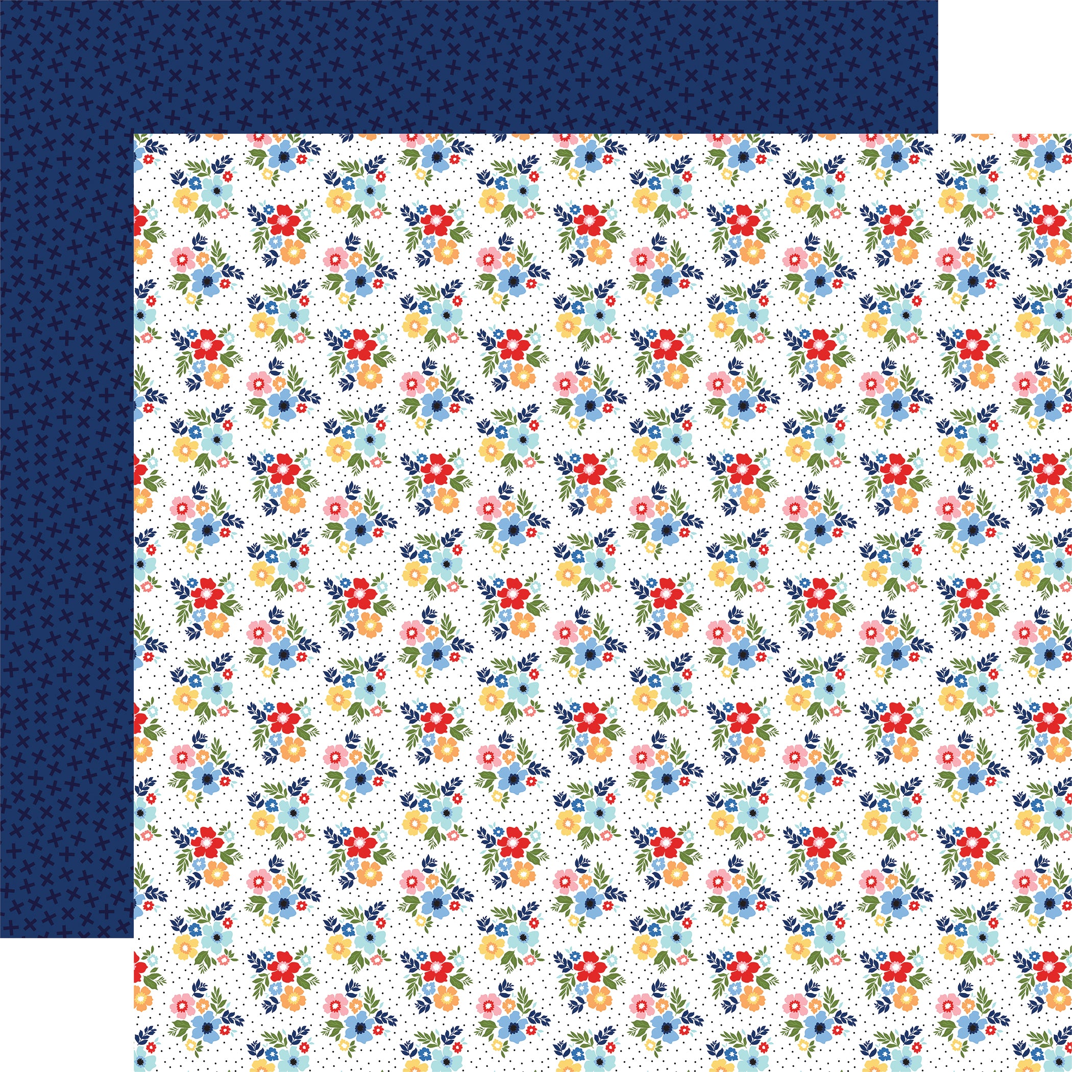 My Favorite Summer 12 x 12 Scrapbook Paper & Sticker Kit by Echo Park Paper - 13 Pieces