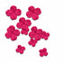 Petal Party Collection Magenta 1", 1.75" Hydrangea Flowers - Pkg. of 20
