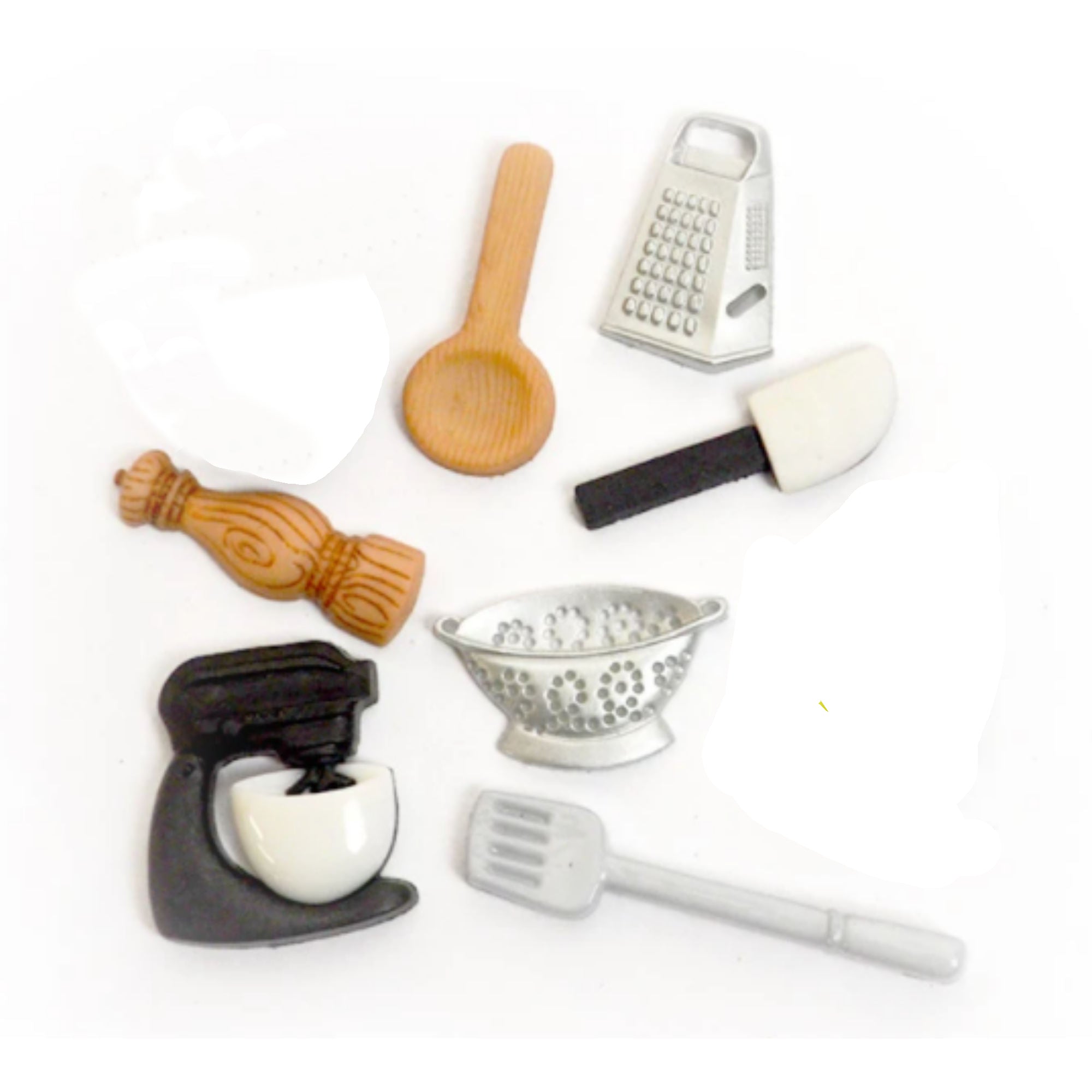 Dress It Up Collection The Master Chef Scrapbook Button Embellishments