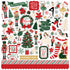 Nutcracker Christmas Scrapbook Paper & Sticker Collection Kit by Echo Park Paper - 13 Pieces