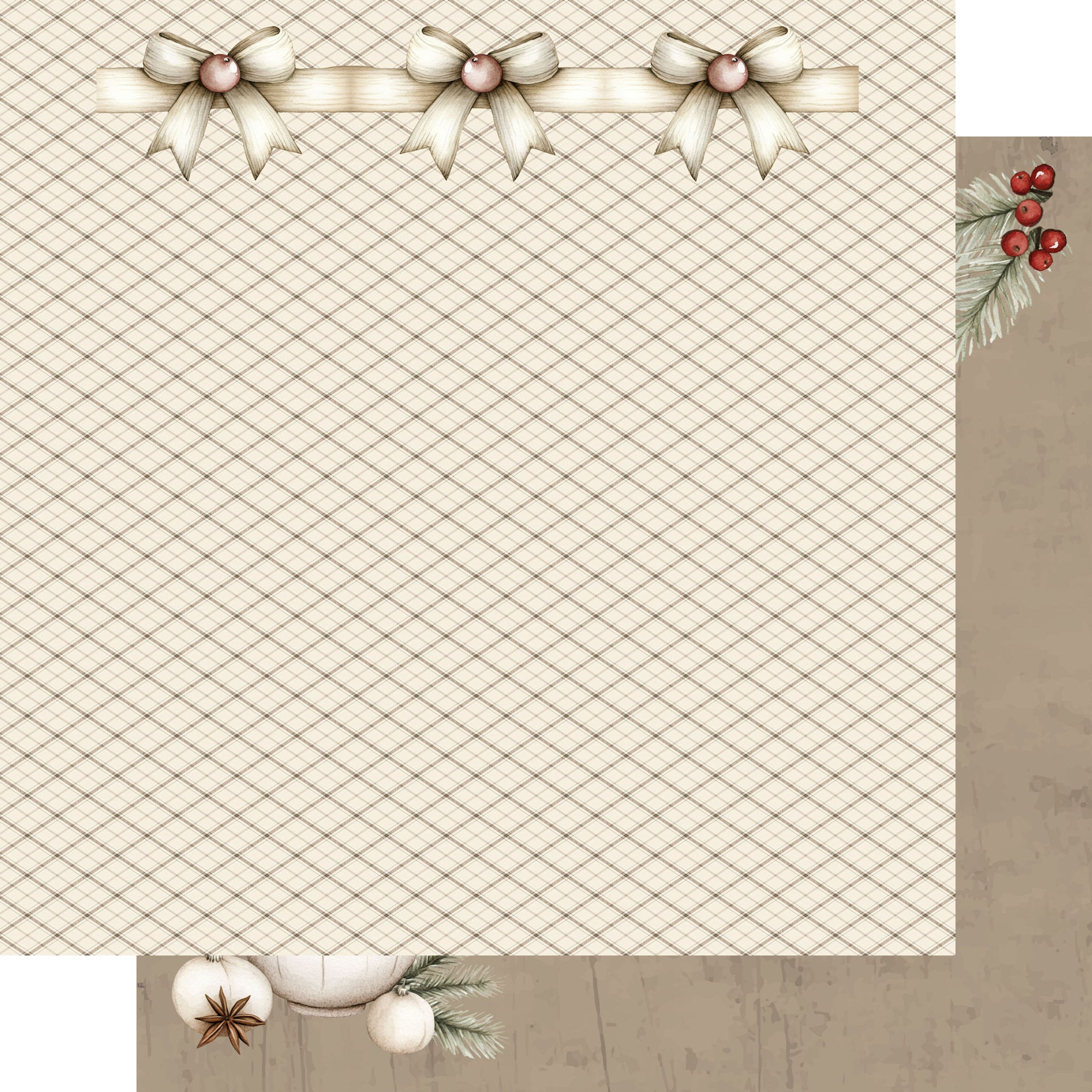 Nordic Christmas 12 x 12 Scrapbook Paper & Embellishment Kit by SSC Designs