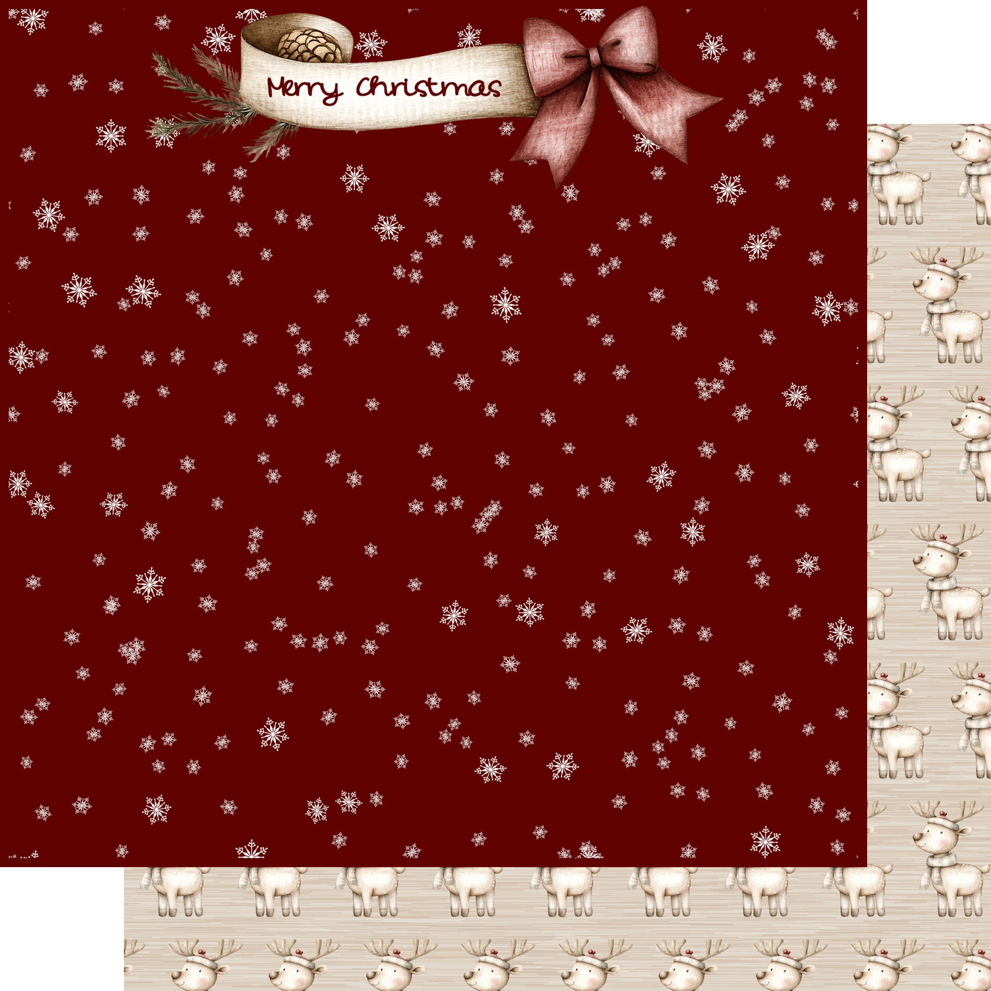 Nordic Christmas 12 x 12 Scrapbook Paper & Embellishment Kit by SSC Designs