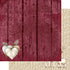 Nordic Christmas Collection Christmas Heart 12 x 12 Double-Sided Scrapbook Paper by SSC Designs