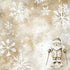 Nordic Christmas Collection Silly Santa Skiing 12 x 12 Double-Sided Scrapbook Paper by SSC Designs