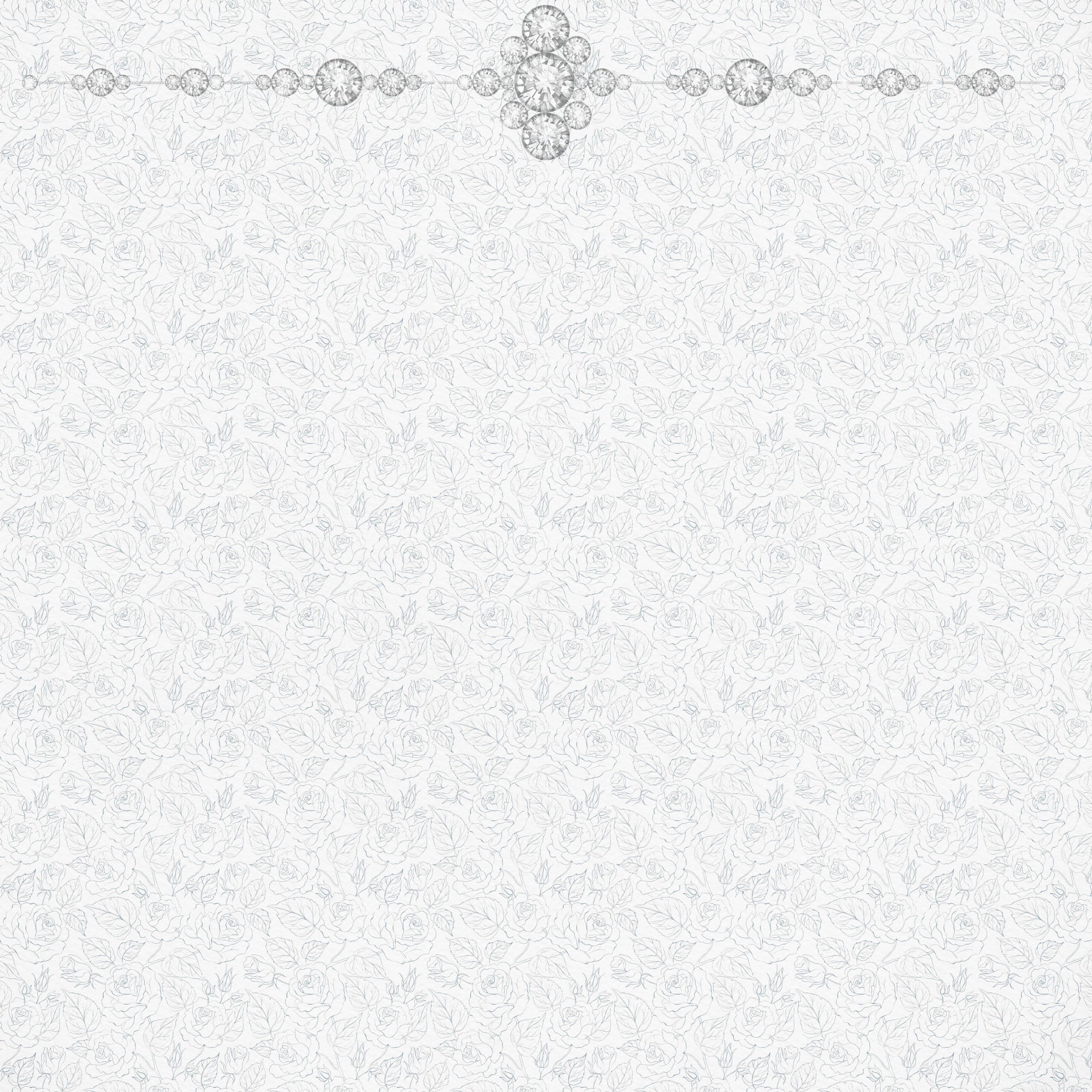 Now & Forever Collection Classic Lace 12 x 12 Double-Sided Scrapbook Paper by SSC Designs