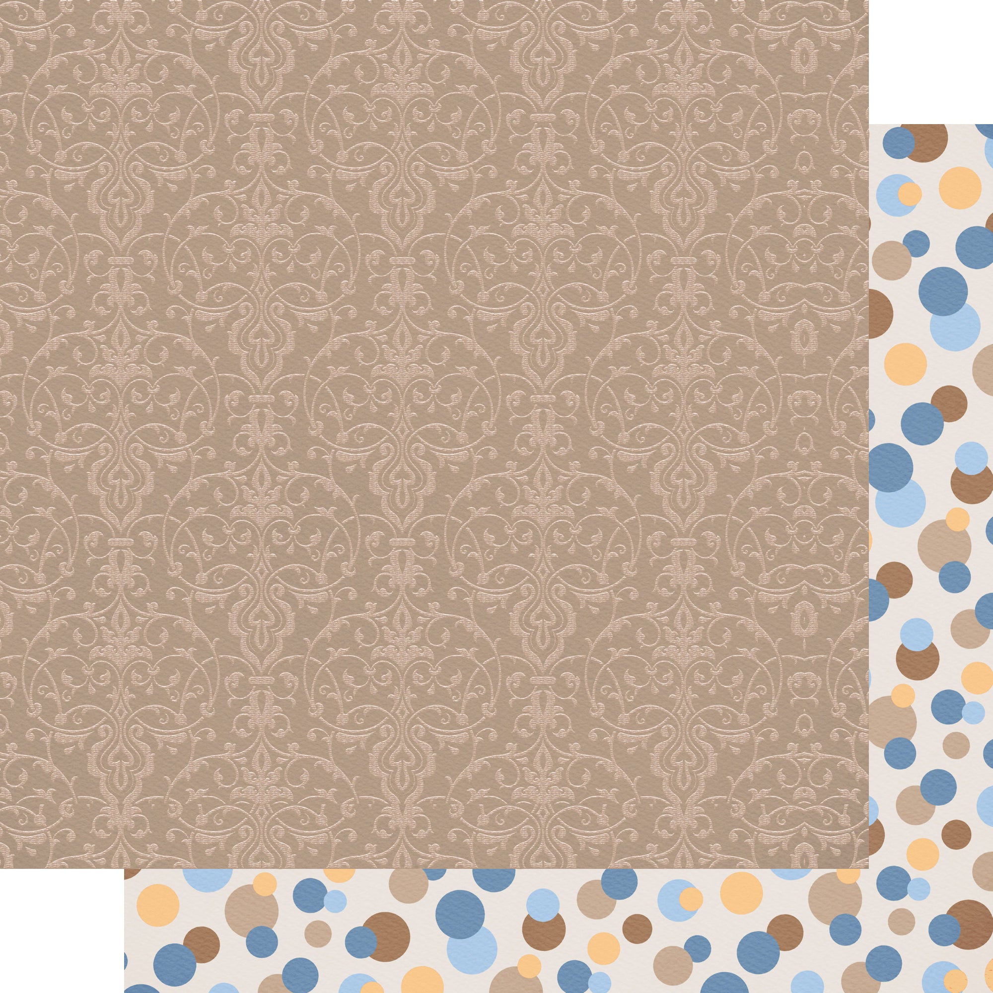 Now & Forever Collection Heirloom Harmony 12 x 12 Double-Sided Scrapbook Paper by SSC Designs