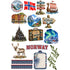Norway Collection Laser Cut Scrapbook Ephemera Embellishments by SSC Designs