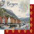 Norway Collection Bergen 12 x 12 Double-Sided Scrapbook Paper by SSC Designs