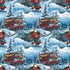 North Pole Express Collection Delivering Gifts 12 x 12 Double-Sided Scrapbook Paper by SSC Designs