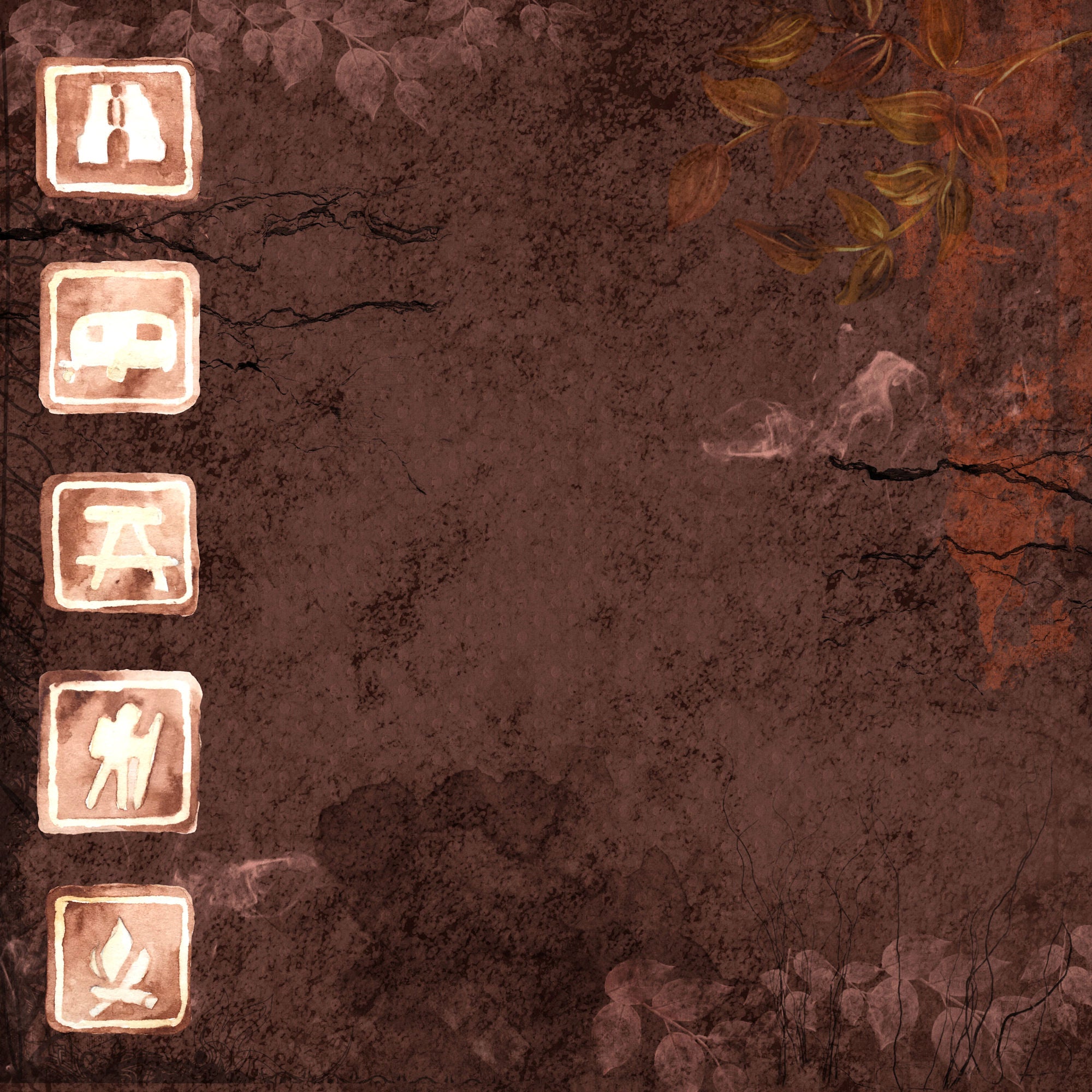 National Parks Collection National Park Signs 12 x 12 Double-Sided Scrapbook Paper by SSC Designs